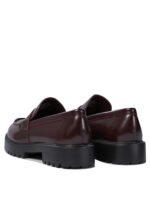"Tory Burch" mocassins femme bordeaux en cuir – Image 4