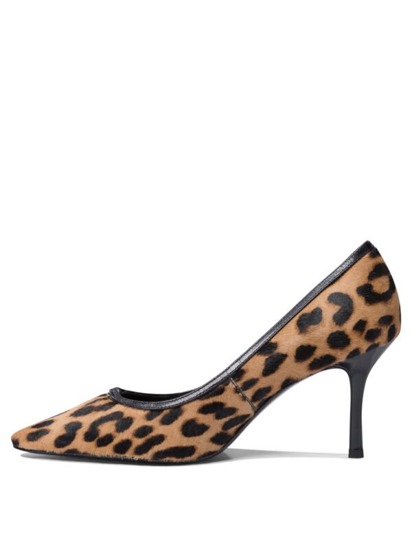 "Tory Burch" chaussures à talons femme marron imprimé léopard en cuir de veau – Image 3