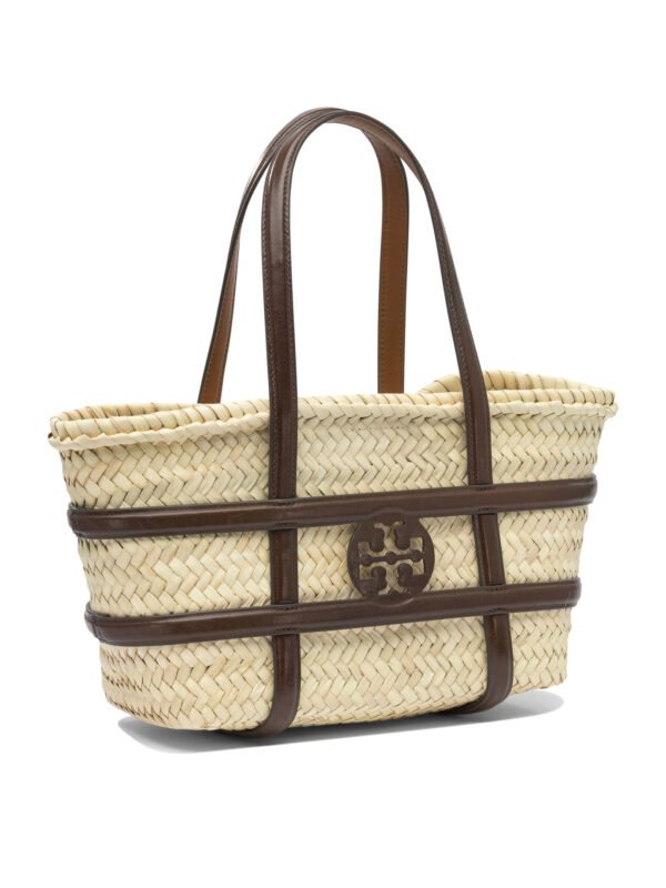 "Tory Burch" Sac à main femme beige en raphia – Image 2