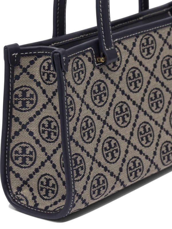 "Tory Burch" sac à main gris coton femme – Image 4