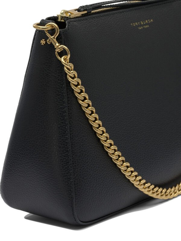 "Tory Burch" sac bandoulière femme noir en cuir – Image 4