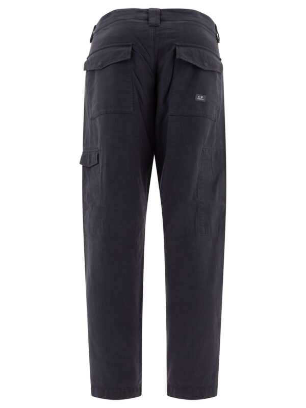 "C.P. Company" pantalon cargo Ottoman homme bleu nuit en coton coupe regular – Image 2
