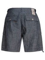 "C.P. Company" short cargo homme gris en chambray de coton – Image 2
