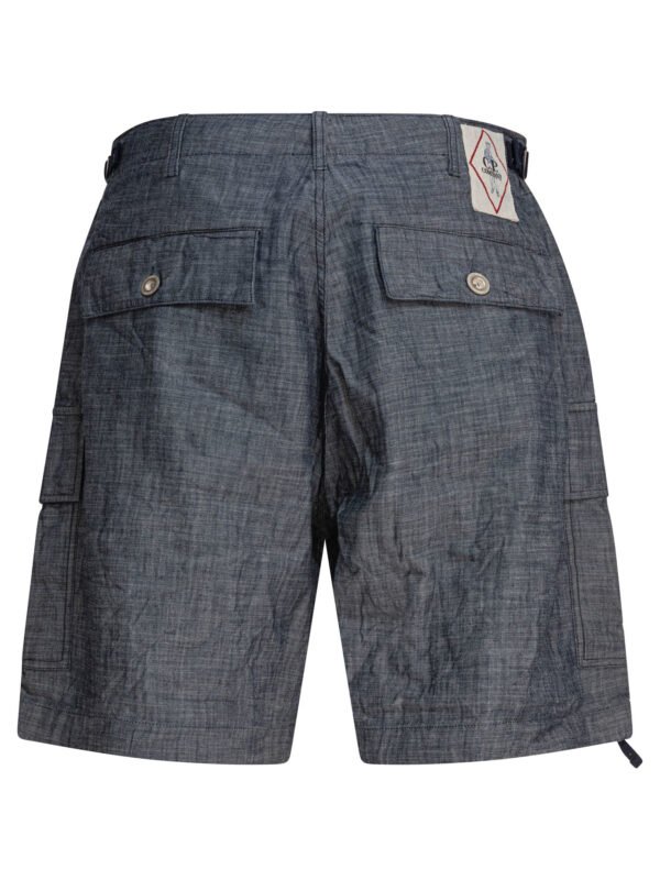 "C.P. Company" short cargo homme gris en chambray de coton – Image 2