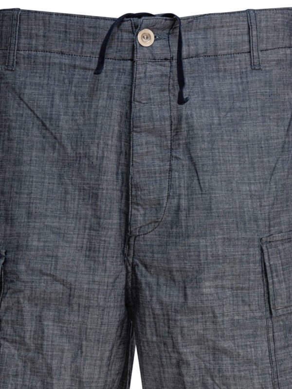 "C.P. Company" short cargo homme gris en chambray de coton – Image 3