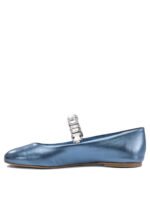 "Casadei" Ballerines femme bleu clair en cuir – Image 3