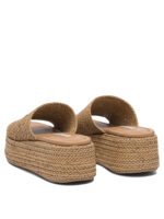"Casadei" sandales femme beiges en polyuréthane – Image 4