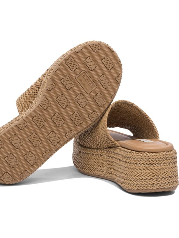 "Casadei" sandales femme beiges en polyuréthane – Image 5