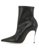 "Casadei" Bottines femme noires en cuir Blade Lab – Image 3
