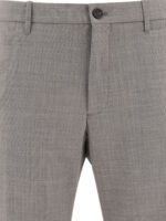 "Incotex" pantalon homme gris en polyester coupe regular – Image 3