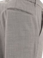 "Incotex" pantalon homme gris en polyester coupe regular – Image 4
