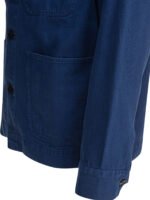 "Alex Mill" surchemise de travail homme bleue en denim – Image 4