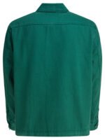 "Alex Mill" surchemise verte en denim de coton coupe regular à manches longues pour homme – Image 2
