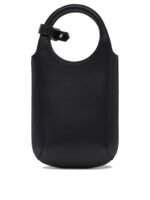 "Courrèges" sac à main femme noir en cuir – Image 3