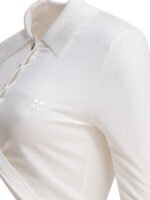 "Courrèges" top femme blanc en coton - Image 4