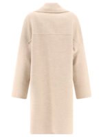 "Max Mara Atelier" Manteau femme beige en cachemire coupe regular – Image 2