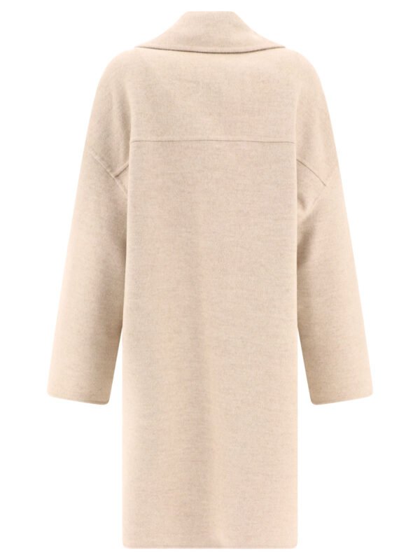 "Max Mara Atelier" Manteau femme beige en cachemire coupe regular – Image 2
