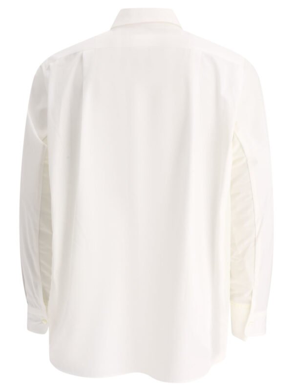 "Sacai" Chemise homme blanche en polyester - Image 2