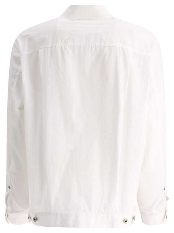 "Sacai" Chemise homme blanche en coton coupe standard - Image 2