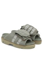 "Sacai" sandales Pocket vertes en nylon et caoutchouc pour homme - Image 2