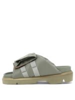 "Sacai" sandales Pocket vertes en nylon et caoutchouc pour homme - Image 3