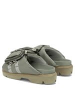 "Sacai" sandales Pocket vertes en nylon et caoutchouc pour homme - Image 4