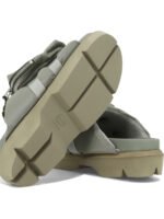 "Sacai" sandales Pocket vertes en nylon et caoutchouc pour homme - Image 5