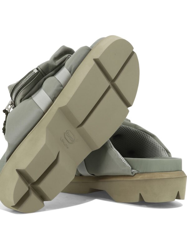 "Sacai" sandales Pocket vertes en nylon et caoutchouc pour homme - Image 5