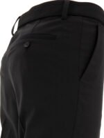"Sacai" pantalon ceinturé homme noir en polyester et laine coupe regular - Image 4