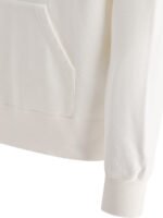 "Sacai" sweat à capuche blanc en coton coupe regular pour homme – Image 4