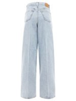"Toteme" jean femme bleu clair en denim coupe regular taille haute – Image 2