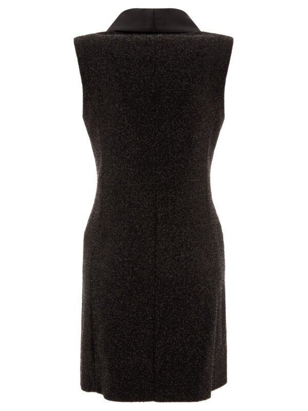 "Max Mara Pianoforte" robe Eiffel femme noire en viscose – Image 2