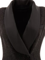 "Max Mara Pianoforte" robe Eiffel femme noire en viscose – Image 3