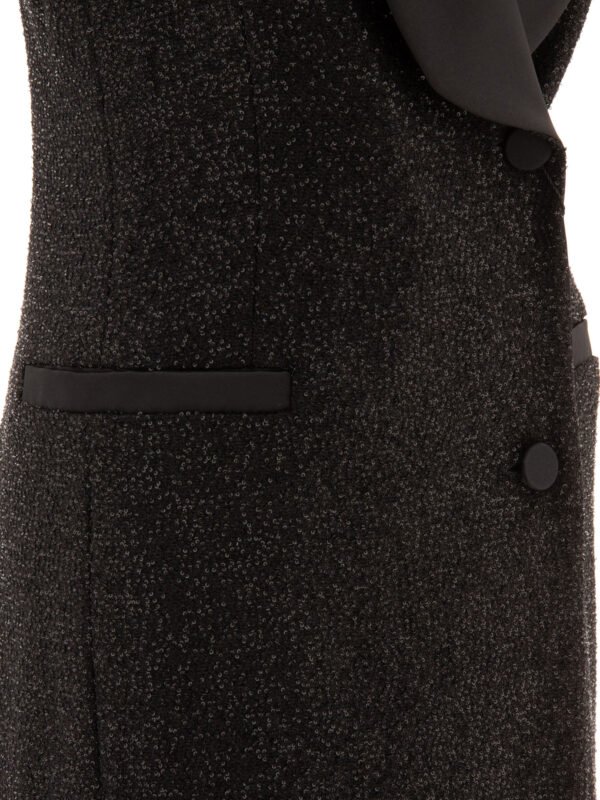 "Max Mara Pianoforte" robe Eiffel femme noire en viscose – Image 4