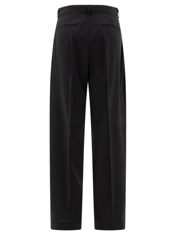 "Max Mara Sportmax" Pantalon oversize femme noir en laine coupe ample – Image 2