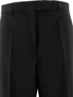 "Max Mara Sportmax" Pantalon oversize femme noir en laine coupe ample – Image 3