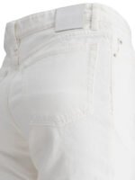 "Toteme" Jean femme blanc en coton coupe regular taille basse – Image 4