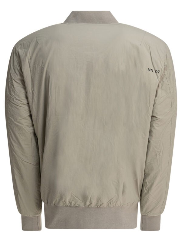 "NN.07" blouson bomber homme gris en polyamide recyclé coupe regular – Image 2