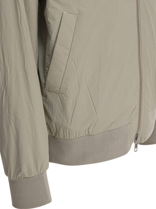"NN.07" blouson bomber homme gris en polyamide recyclé coupe regular – Image 4