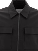 "NN.07" veste Alban homme noire en coton et polyamide coupe regular - Image 3