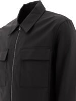 "NN.07" veste Alban homme noire en coton et polyamide coupe regular - Image 4