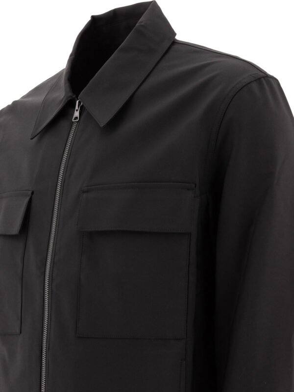 "NN.07" veste Alban homme noire en coton et polyamide coupe regular - Image 4