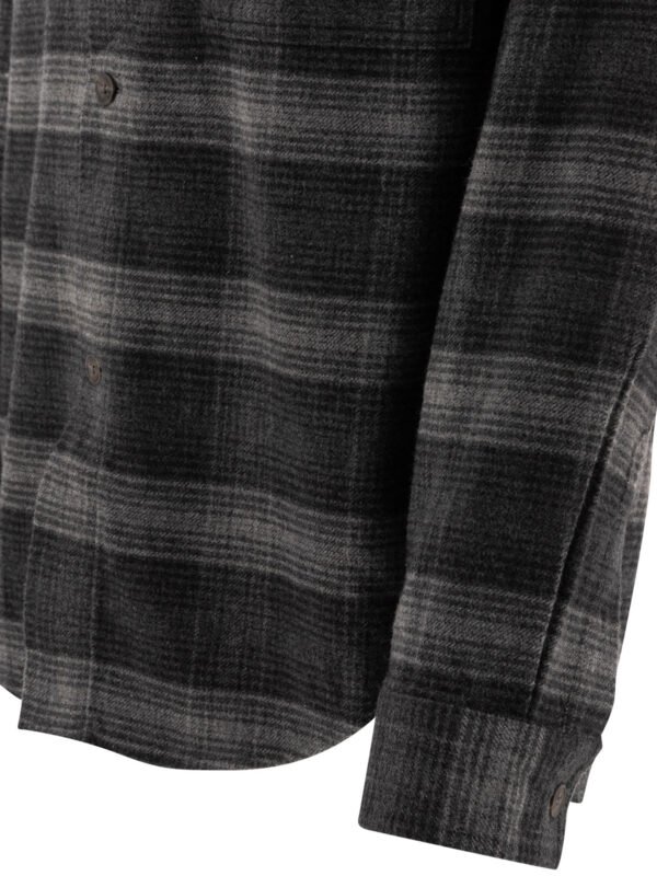 "NN.07" surchemise Adwin homme noire et grise en coton coupe relaxed – Image 4