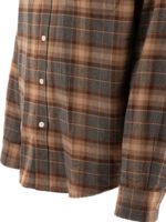 "NN.07" chemise homme marron Deon en coton – Image 4
