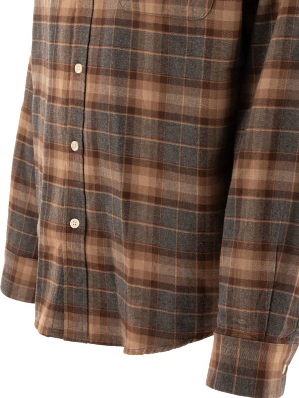 "NN.07" chemise homme marron Deon en coton – Image 4
