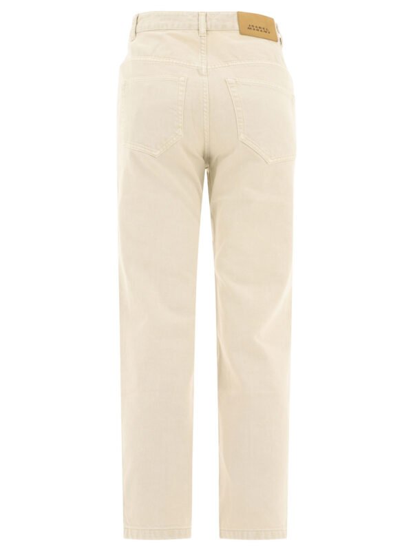 "Isabel Marant" Jean femme beige en coton coupe regular – Image 2