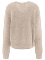 "Isabel Marant" pull Lylia femme gris en soie alpaga et cachemire coupe slim - Image 2