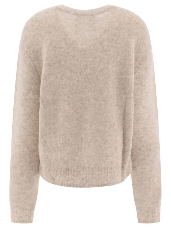 "Isabel Marant" pull Lylia femme gris en soie alpaga et cachemire coupe slim - Image 2