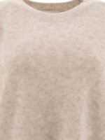 "Isabel Marant" pull Lylia femme gris en soie alpaga et cachemire coupe slim - Image 3