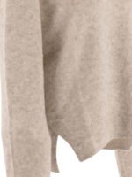 "Isabel Marant" pull Lylia femme gris en soie alpaga et cachemire coupe slim - Image 4